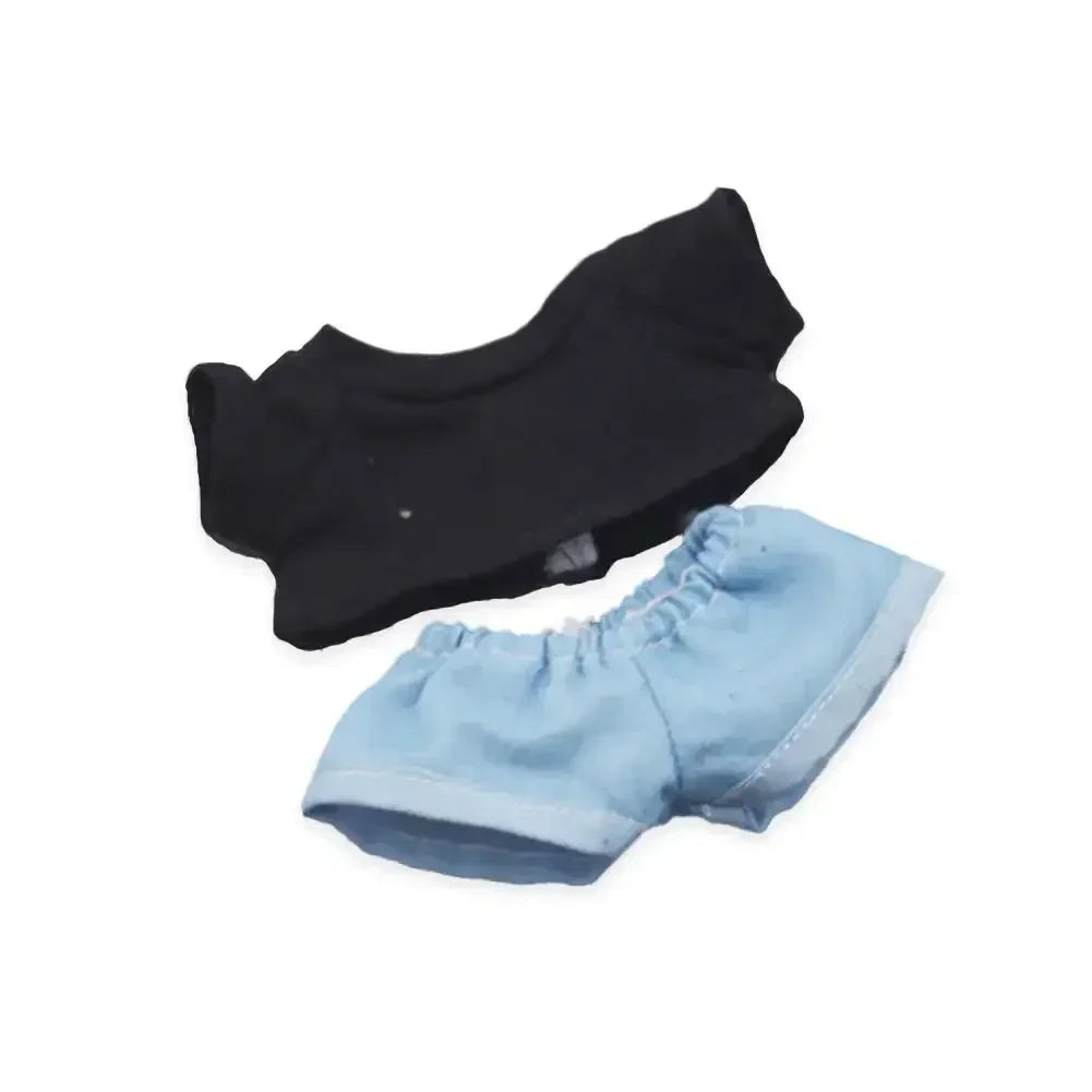 17cm Labubu Leisure Denim Outfit Set
