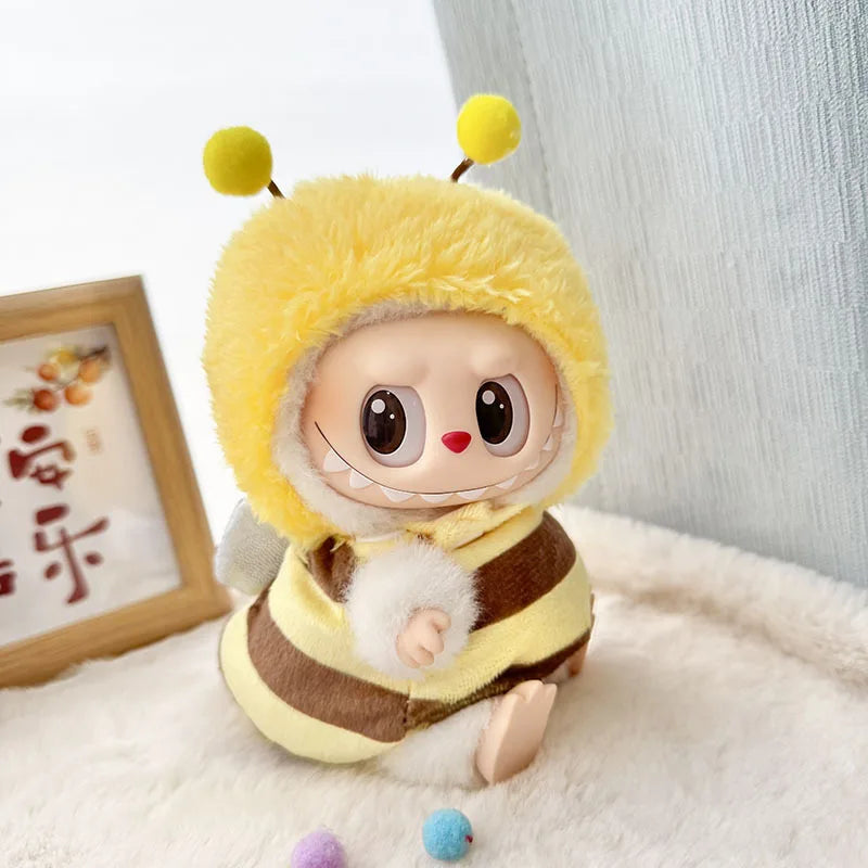 Adorable Cartoon outfit 17cm Labubu Doll Outfit Set