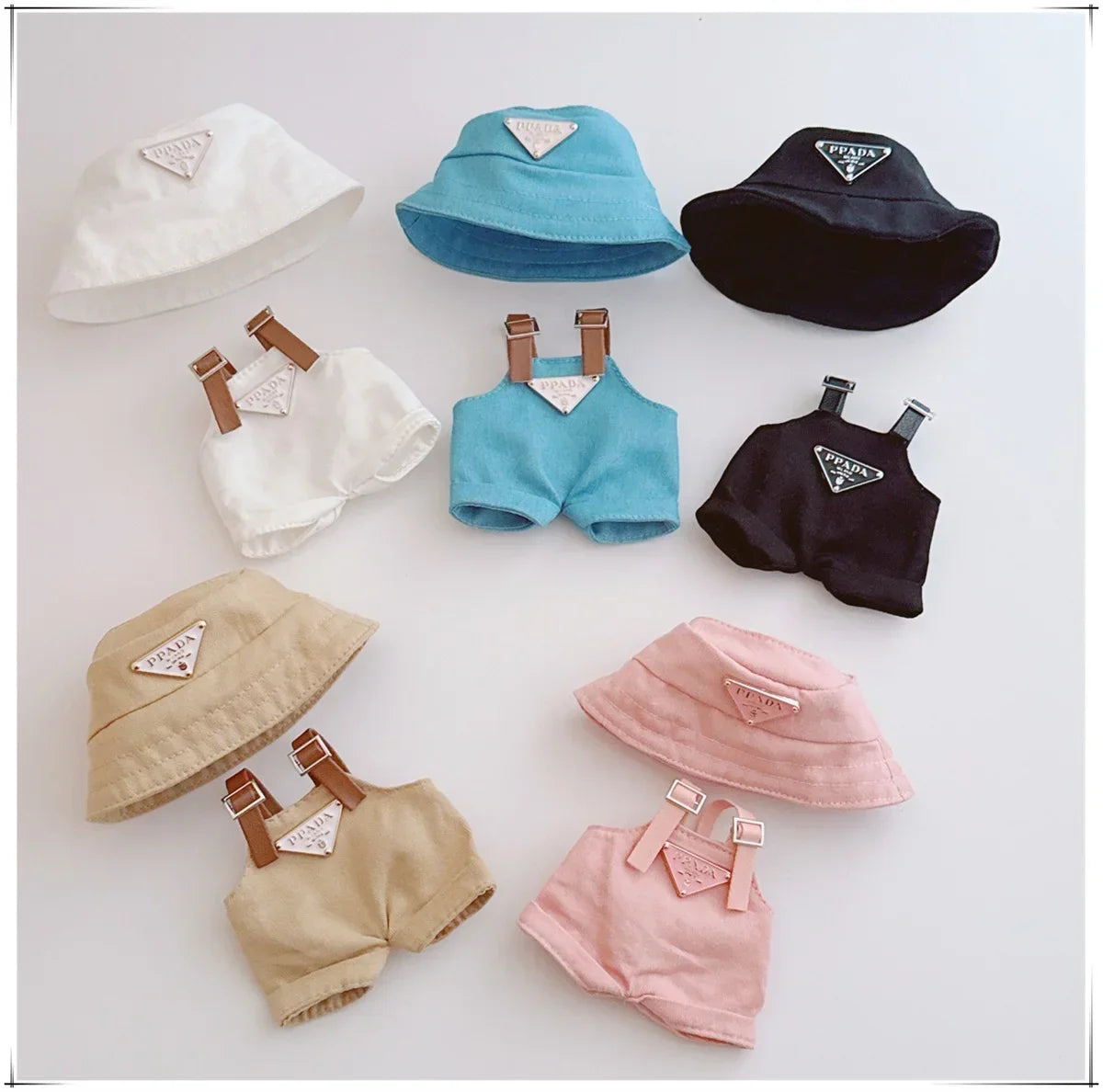 17cm Labubu Fisher Hat & Romper Set