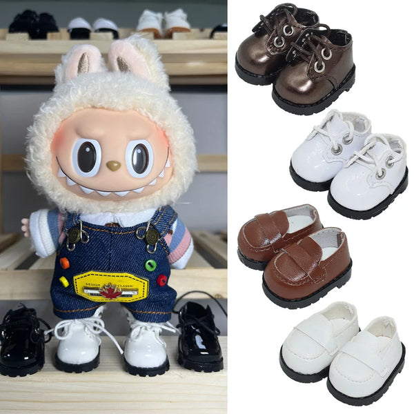 17cm Labubu Leather Boots
