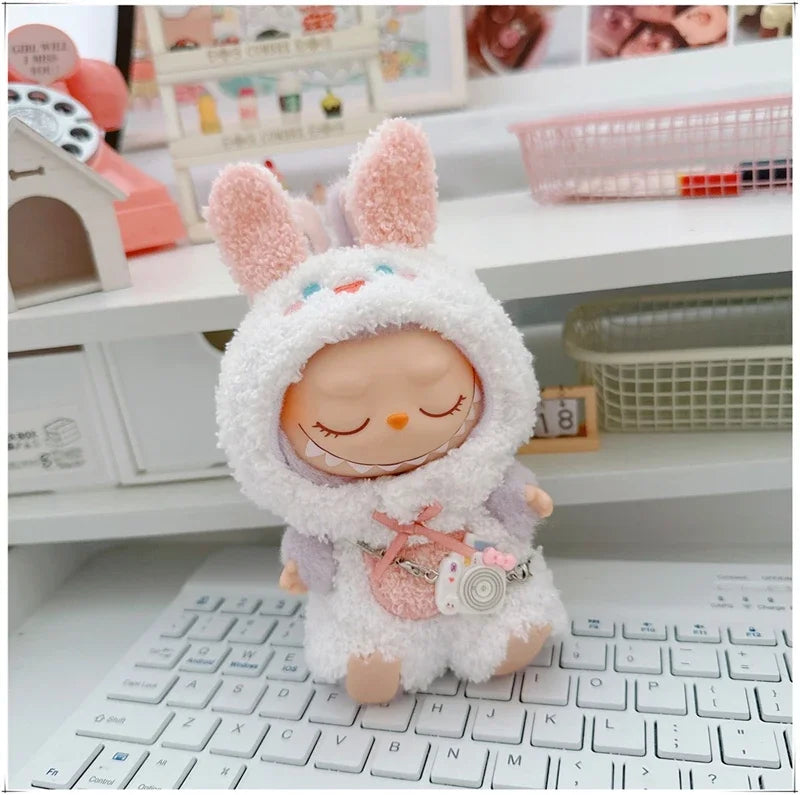 🐾 Adorable Animal Cosplay Outfits for 17cm Labubu Dolls