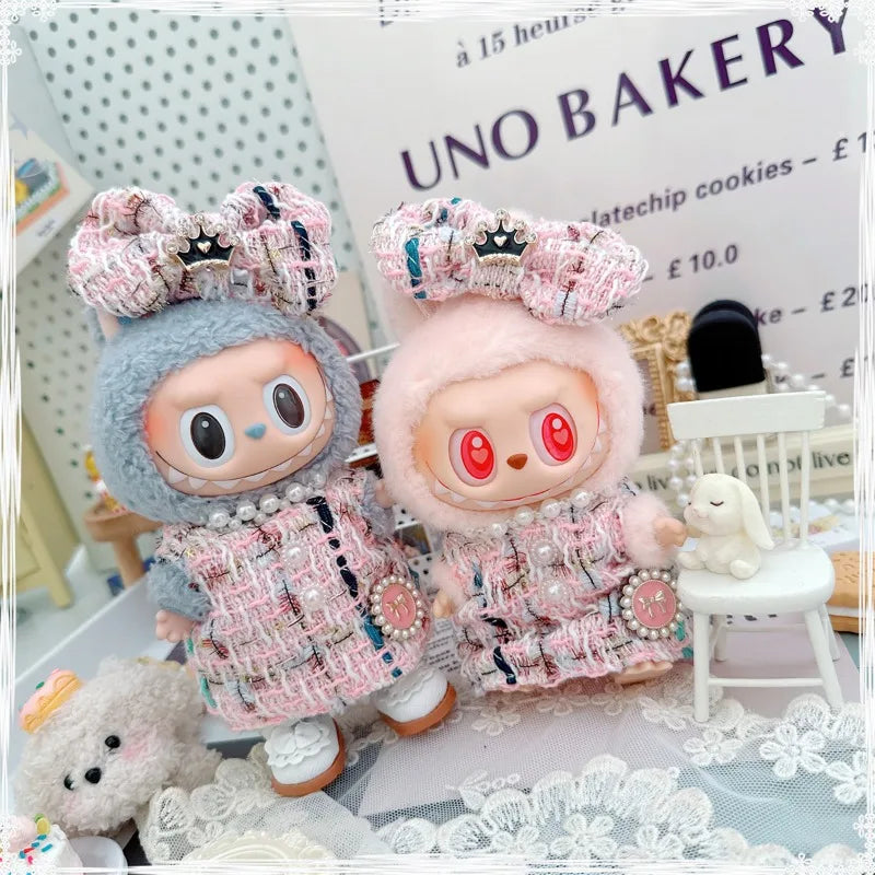 Mini Luxury Design Sweet Princess Skirt Labubu Clothes Crossbody Bag