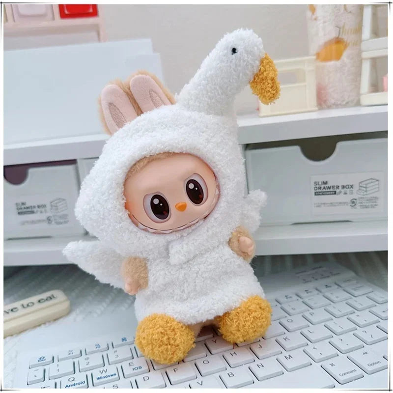 🐾 Adorable Animal Cosplay Outfits for 17cm Labubu Dolls