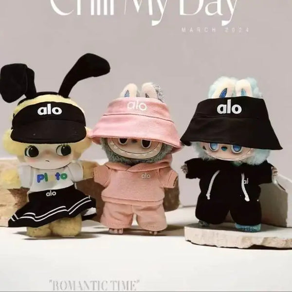 17cm Labubu Doll Clothes Set Advanced clothes designer labubu
