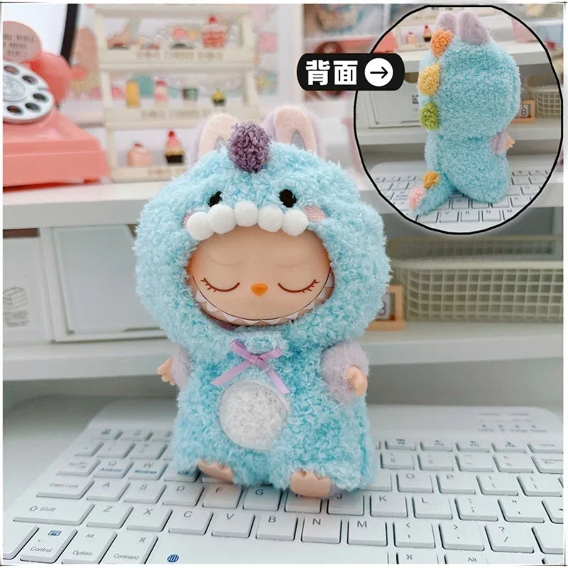 🐾 Adorable Animal Cosplay Outfits for 17cm Labubu Dolls