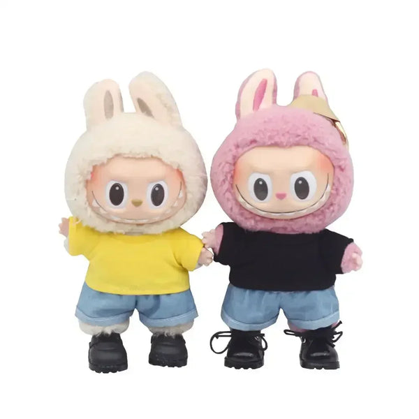 17cm Labubu Leisure Denim Outfit Set