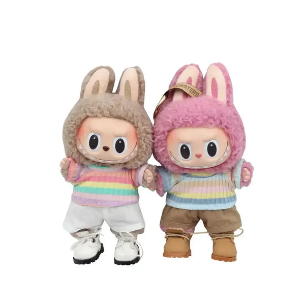 17cm Labubu Leisure Denim Outfit Set