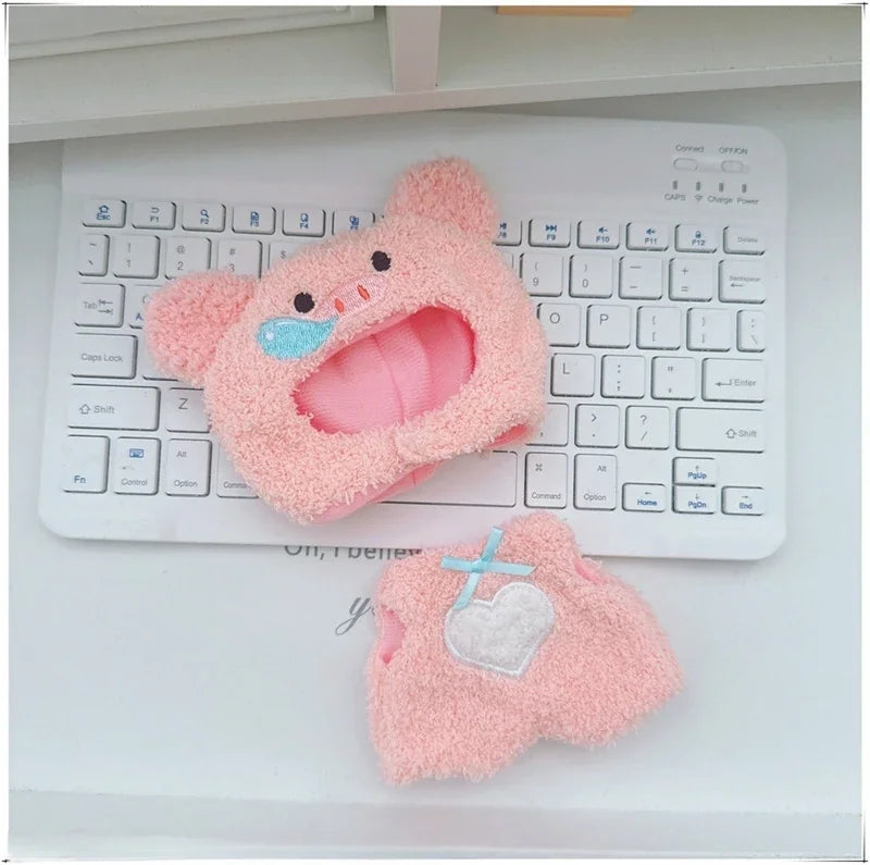 🐾 Adorable Animal Cosplay Outfits for 17cm Labubu Dolls