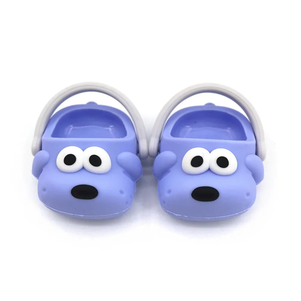 17cm Labubu Cute Animal Rubber Slippers