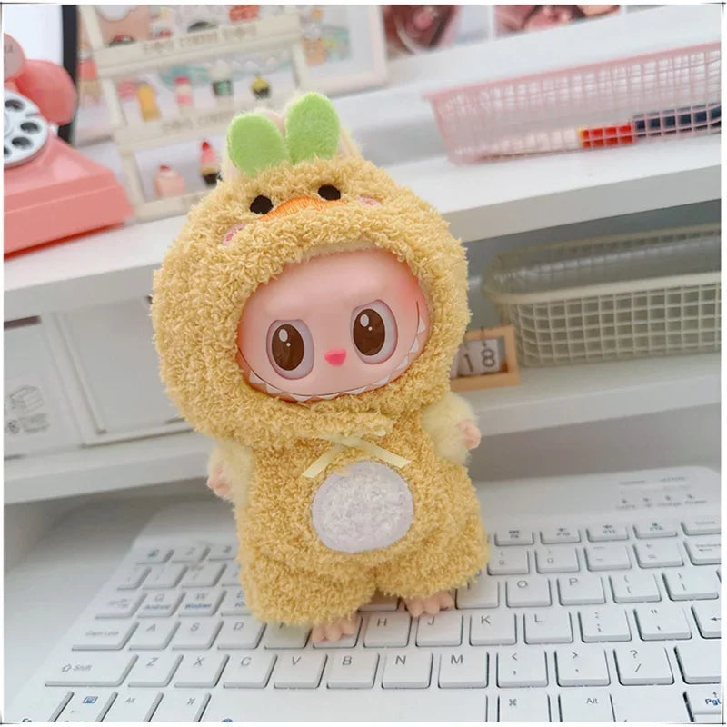 🐾 Adorable Animal Cosplay Outfits for 17cm Labubu Dolls