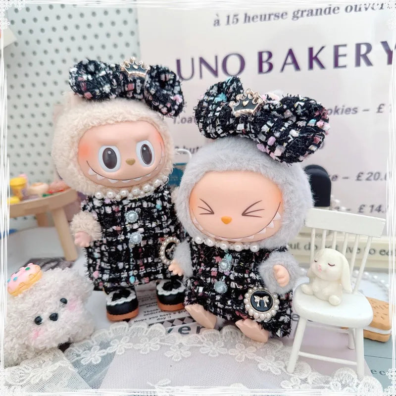 Mini Luxury Design Sweet Princess Skirt Labubu Clothes Crossbody Bag