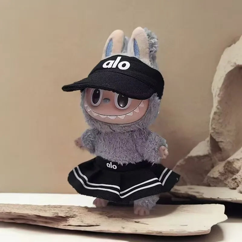 17cm Labubu Doll Clothes Set Advanced clothes designer labubu