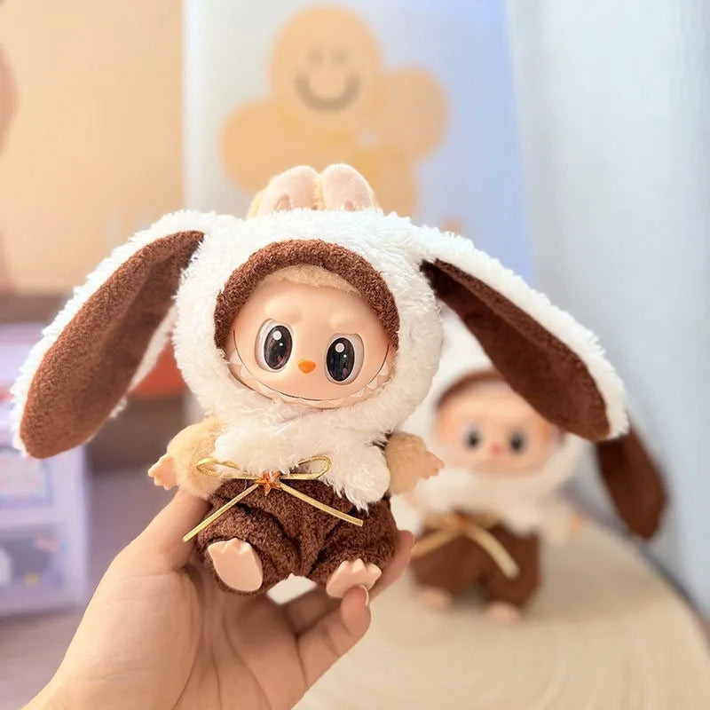 Adorable Cartoon outfit 17cm Labubu Doll Outfit Set