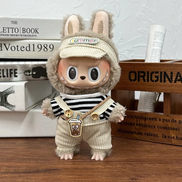 17cm Labubu Stylish Autumn Outfit Set