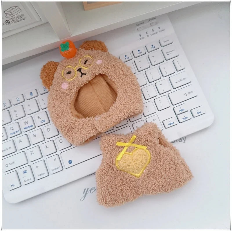 🐾 Adorable Animal Cosplay Outfits for 17cm Labubu Dolls