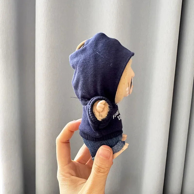 Fear Hoodie Set for 17cm Labubu Dolls