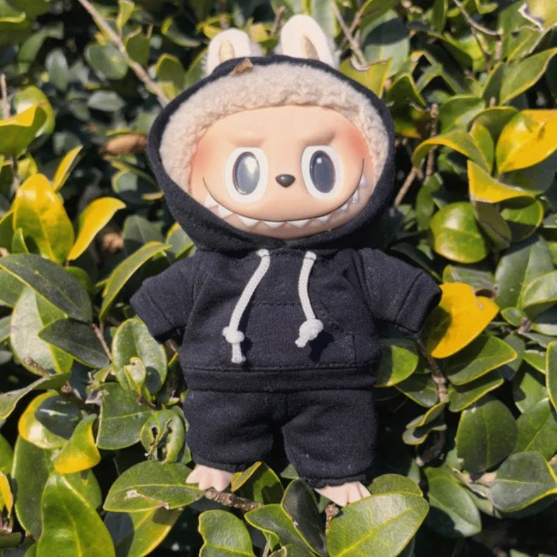 17cm Labubu Hoodie Sweatshirt & Pants Set