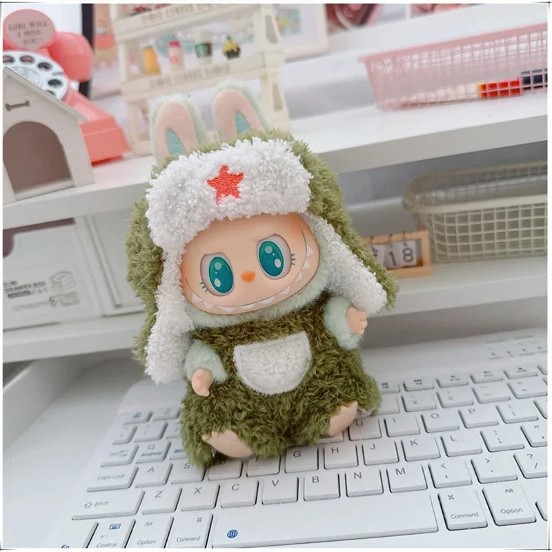 🐾 Adorable Animal Cosplay Outfits for 17cm Labubu Dolls