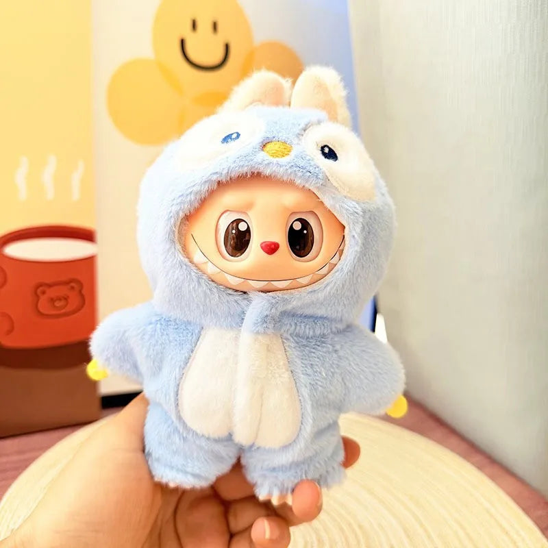 Adorable Cartoon outfit 17cm Labubu Doll Outfit Set