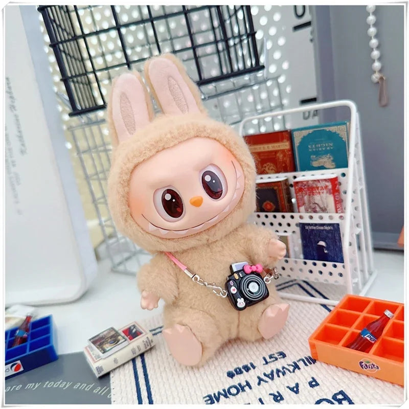 🐾 Adorable Animal Cosplay Outfits for 17cm Labubu Dolls