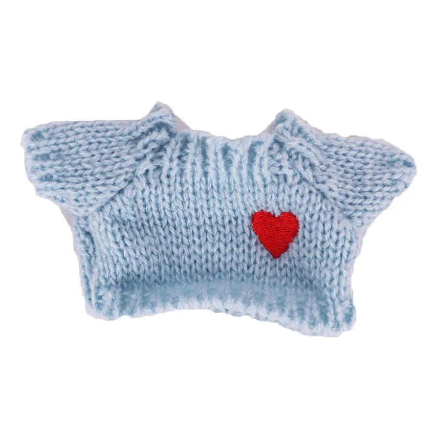 Red Love heart 17cm Labubu Doll Outfit Set