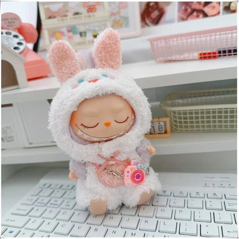 🐾 Adorable Animal Cosplay Outfits for 17cm Labubu Dolls