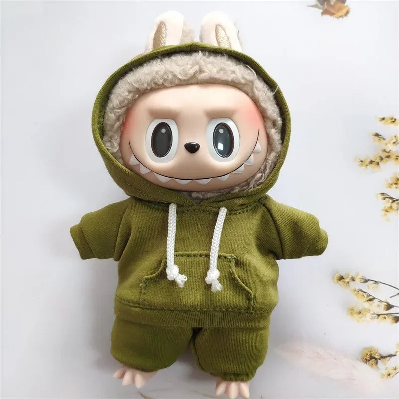 17cm Labubu Hoodie Sweatshirt & Pants Set