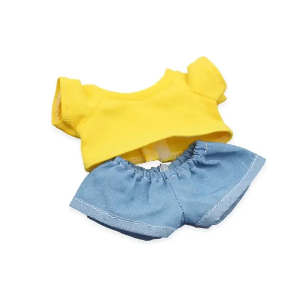 17cm Labubu Leisure Denim Outfit Set