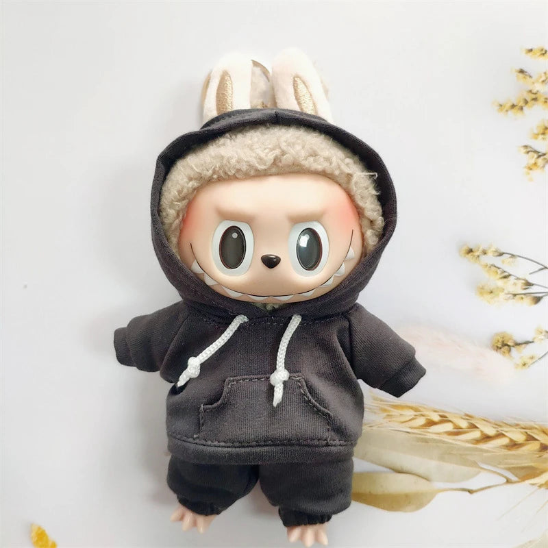 17cm Labubu Hoodie Sweatshirt & Pants Set