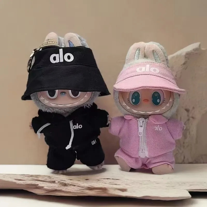 17cm Labubu Doll Clothes Set Advanced clothes designer labubu