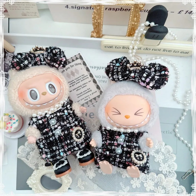 Mini Luxury Design Sweet Princess Skirt Labubu Clothes Crossbody Bag