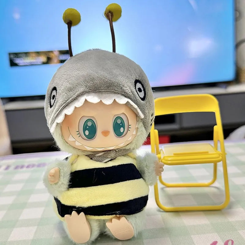 Adorable Cartoon outfit 17cm Labubu Doll Outfit Set