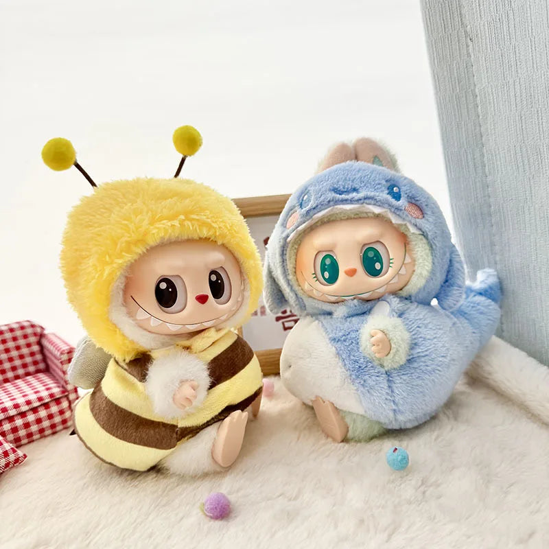 Adorable Cartoon outfit 17cm Labubu Doll Outfit Set