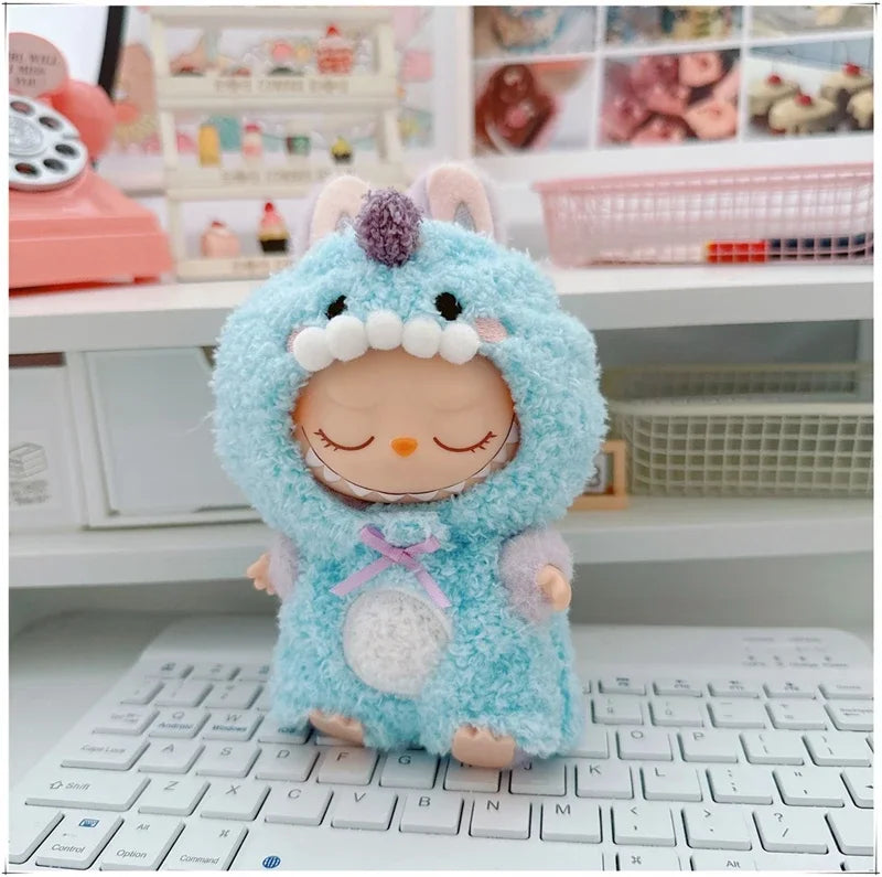 🐾 Adorable Animal Cosplay Outfits for 17cm Labubu Dolls