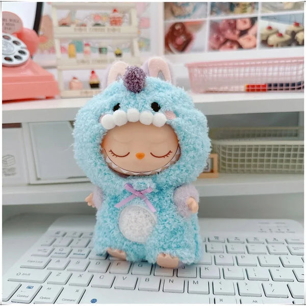 🐾 Adorable Animal Cosplay Outfits for 17cm Labubu Dolls