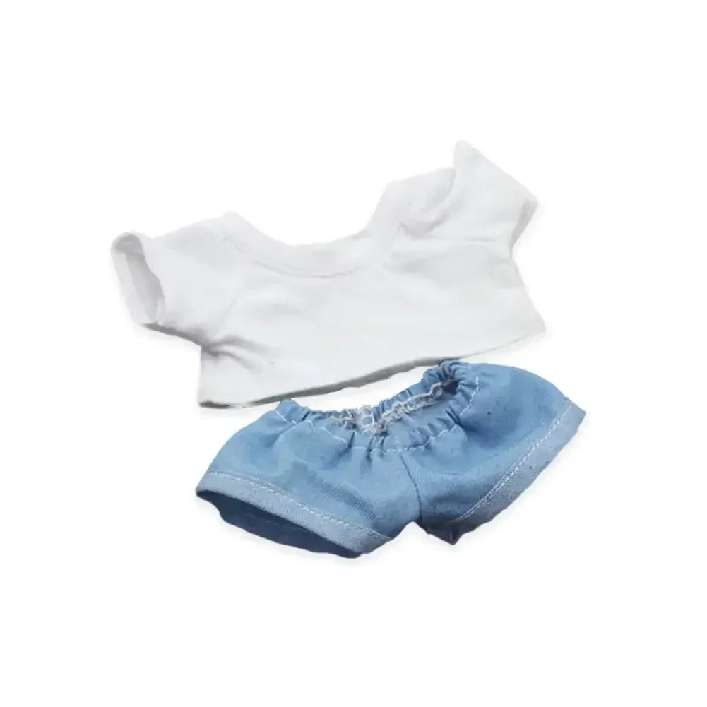17cm Labubu Leisure Denim Outfit Set