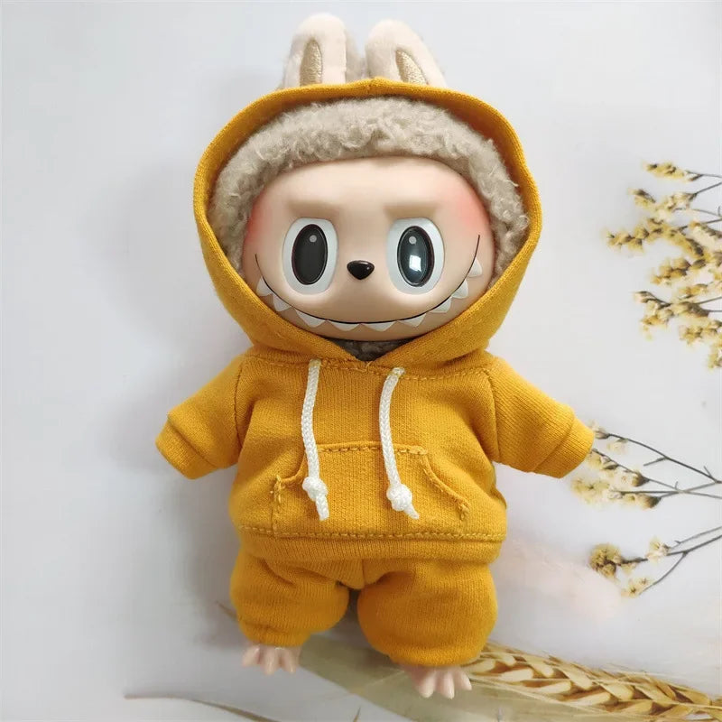 17cm Labubu Hoodie Sweatshirt & Pants Set