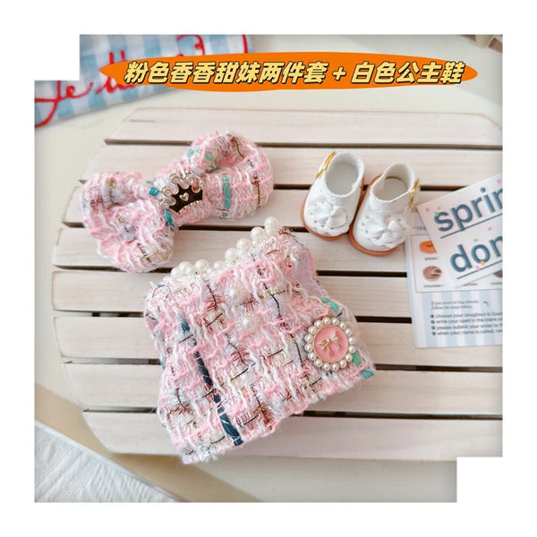 Mini Luxury Design Sweet Princess Skirt Labubu Clothes Crossbody Bag