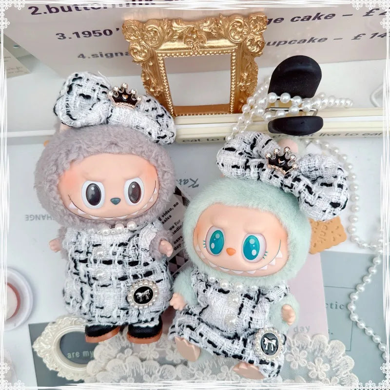 Mini Luxury Design Sweet Princess Skirt Labubu Clothes Crossbody Bag