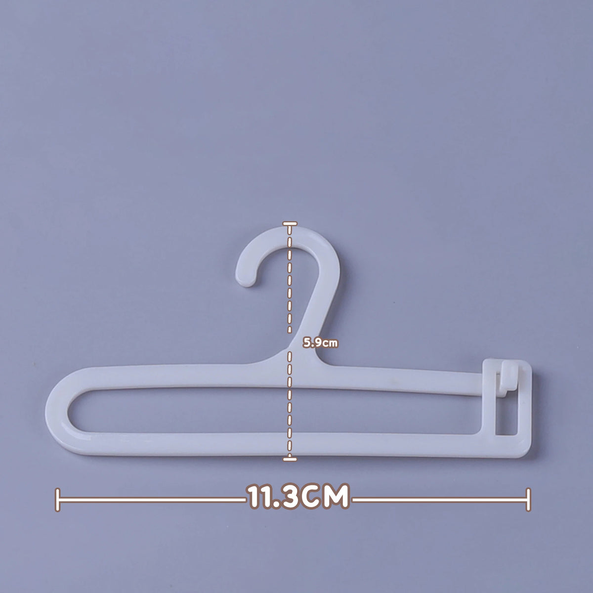 19cm Labubu Clothing Hanger & Shoes Rack