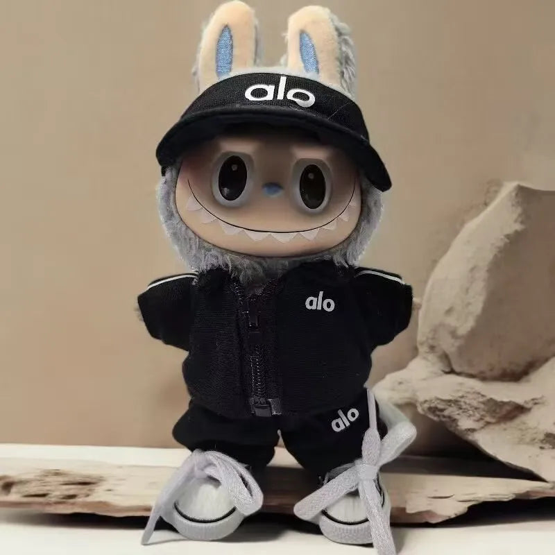 17cm Labubu Doll Clothes Set Advanced clothes designer labubu