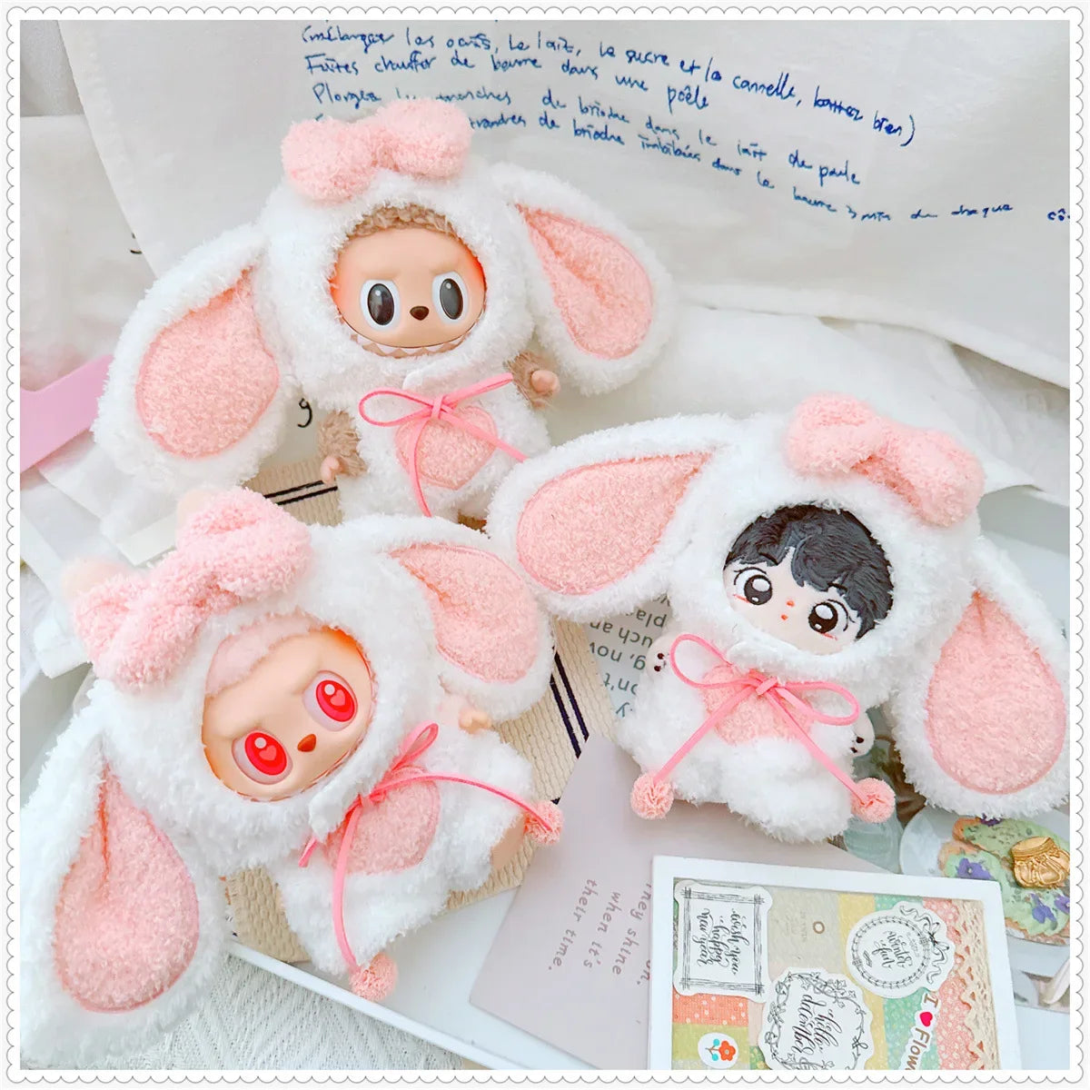 🐾 Adorable Animal Cosplay Outfits for 17cm Labubu Dolls