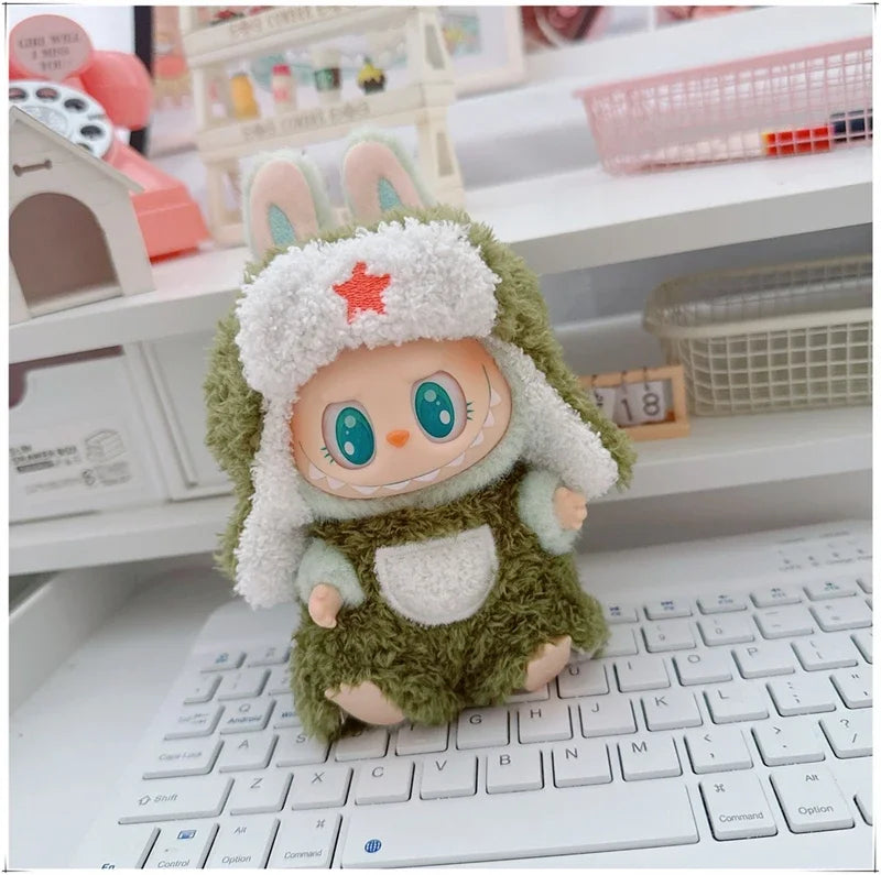 🐾 Adorable Animal Cosplay Outfits for 17cm Labubu Dolls