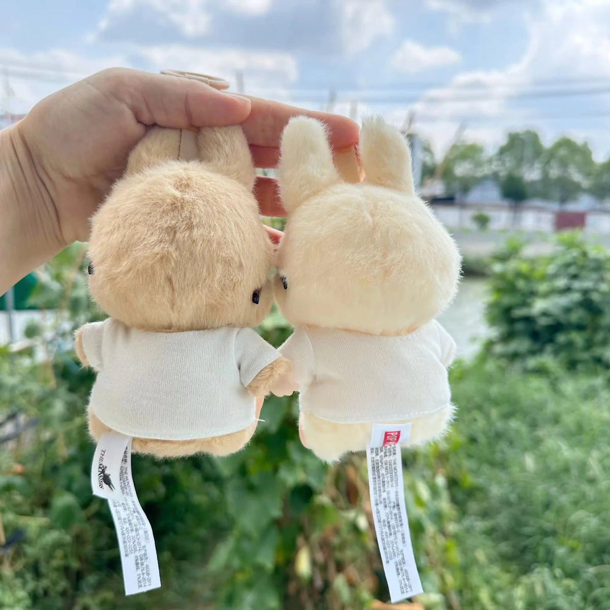 Labubu White T- Shirt & Glasses Set