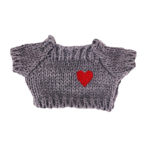 Red Love heart 17cm Labubu Doll Outfit Set