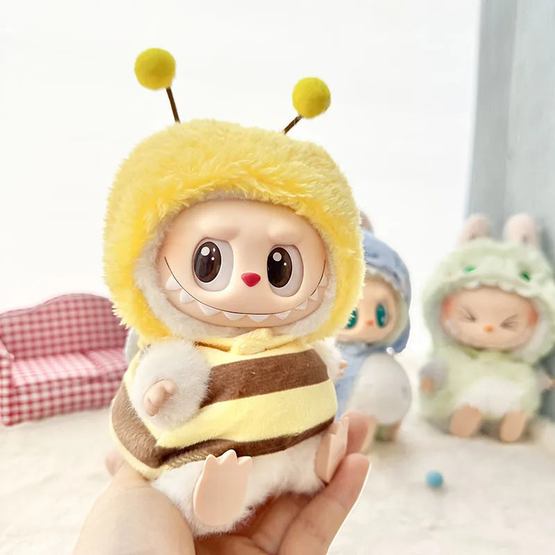 Adorable Cartoon outfit 17cm Labubu Doll Outfit Set
