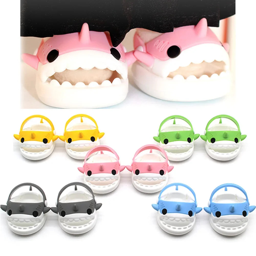 17cm Labubu Cute Animal Rubber Slippers